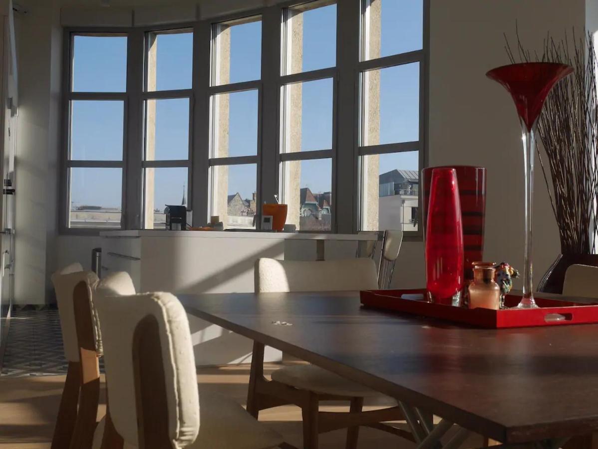Loft Des Sacres - Vue Unique Sur La Cathedrale Apartment แร็งส์ ภายนอก รูปภาพ